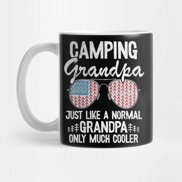 Camping Grandpa Just Like A Normal Grandpa Only Much Cooler Funny Camping by Kuehni